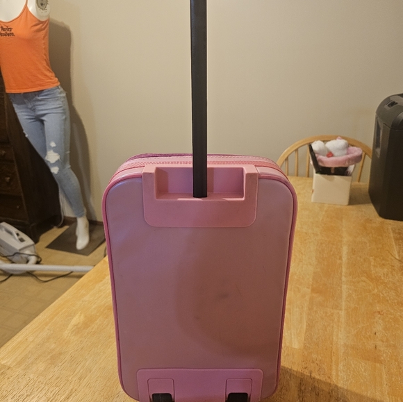 Vintage Y2K Rolling Backpack/ Travel Butterfly Flowers extendable handles wheels - Picture 4 of 10